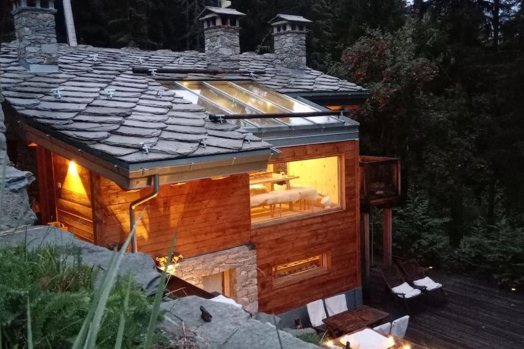 La Baita Nel Bosco Morgex Exteriör bild
